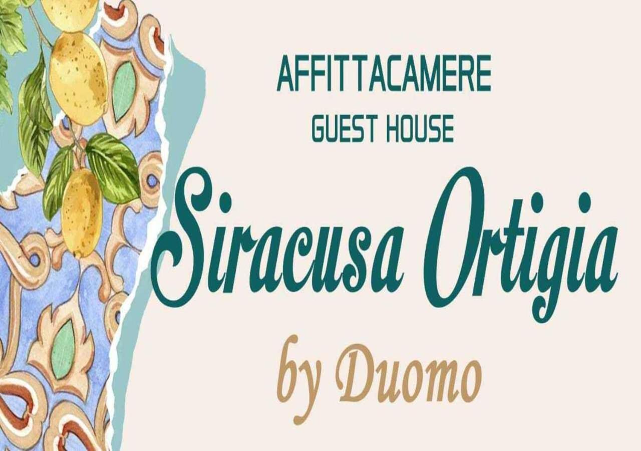 Siracusa Ortigia By Duomo Syracuse Extérieur photo
